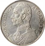 DANISH WEST INDIES. 40 Cents, 1905-P GJ. Copenhagen Mint. Christian IX. PCGS AU-55 Gold Shield.