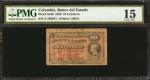 COLOMBIA. Banco del Estado Soberano de Cauca. 10 Centavos. January 2, 1886. P-S446a. PMG Choice Fine