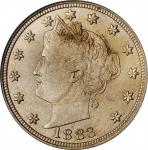 1883 Liberty Head Nickel. No CENTS. MS-65 (NGC). OH.