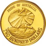 Australia. 1989. Gold. Proof. 200Dollar. Frilled Neck Lizard Gold Proof 200 Dollars