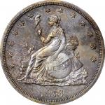 1873 Pattern Trade Dollar. Judd-1315, Pollock-1458. Rarity-4. Silver. Reeded Edge. Proof-63 (PCGS).