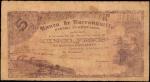 COLOMBIA. Banco de Barranquilla. 5 Pesos, 1900. P-S253. Fine.