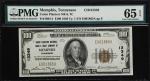 Memphis, Tennessee. $100 1929 Ty. 1. Fr. 1804-1. Union Planters NB & TC. Charter #13349. PMG Gem Unc