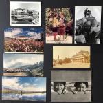 1950-1990年代中国及香港等地艺术家摄影作品共12 件，取景地点有广州，西藏，新疆及黄山等地. 品相中上.