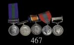 英国第一、二次大战时期军事奖章一组七枚。均美品Great Britain, group of 7 Copper & Silver Military Medals from 1st & 2nd Worl
