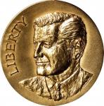 1990 Nelson A. Rockefeller Public Service Award Medal. Struck by Medallic Art Company. Gold. Awarded