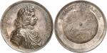 Charles IX (1660-1697). Médaille en argent frappée en (1680), célébrant le traité de Paix en la Suèd