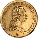 ITALY. Milan. Sovrano, 1800-M. Francis II (1792-1835). NGC AU-55.