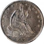 1840-O Liberty Seated Half Dollar. EF Details--Cleaned (PCGS).