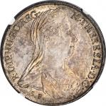 AUSTRIA. Burgau. Taler, 1780-SF. Gunzburg Mint. Maria Theresia. NGC MS-62+.