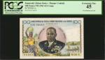 EQUATORIAL AFRICAN STATES. Banque Centrale. 100 Francs, ND (1961-62). P-1c. PCGS Currency Extremely 