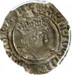 GREAT BRITAIN. 1/2 Groat, ND (1533-34)-TC. Canterbury Mint; mm: Catherine wheel. Henry VII. PCGS EF-