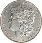 1901-S Morgan Silver Dollar. AU-53 (NGC).