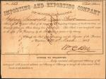 Confederate Blockade Runner Certificate. Charleston, South Carolina. Importing and Exporting Company