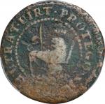 1835-MA F年菲律宾5 罗陀。马尼拉造币厂。PHILIPPINES. 4 Quartos, 1835-MA F. Manila. Isabel II. PCGS Genuine--Environ
