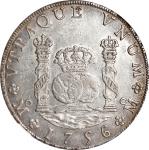MEXICO. 8 Reales, 1756-Mo MM. Mexico City Mint. Ferdinand VI. NGC MS-62.