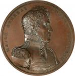 1815 Major General Andrew Jackson / Battle of New Orleans Medal. By Moritz Furst. Julian MI-15. Bron