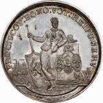 1780 Treaty of Armed Neutrality Medal. Betts-573. Silver, 31.5 mm. MS-63+ (PCGS).