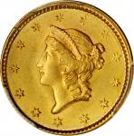1851 Gold Dollar. MS-65 (PCGS).