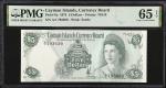 CAYMAN ISLANDS. Cayman Islands Currency Board. 5 Dollars, 1974. P-6a. PMG Gem Uncirculated 65 EPQ.