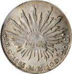 MEXICO. 8 Reales, 1885-Ca MM. Chihuahua Mint. PCGS AU-58 Gold Shield.