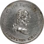 1932 Bicentennial of Washingtons Birth, City of Green Bay Medal. Baker-940A. Silvered Copper. MS-62 