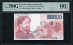 Belgium, Banque Nationale, 100 francs, ND (1995-2001), serial number 13803355796, (Pick 147), PMG 66