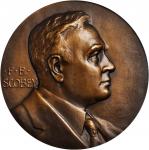 1922 Director of the Mint Frank Edgar Scobey Medal. Failor-Hayden 314. Bronze. Unc Details--Spot Rem