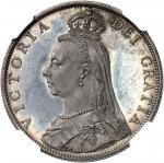 GRANDE-BRETAGNEVictoria (1837-1901). Florin (2 shillings), jubilé de la Reine, Flan bruni (PROOF) 18