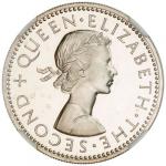 NEW ZEALAND: Elizabeth II, 1952-, shilling, 1965, KM-27.2, VIP Proof Record Specimen, mintage of onl