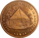 Undated (ca. 1859) Sages Historical Tokens -- No. 14, First Meeting House Erected in Hartford. Origi