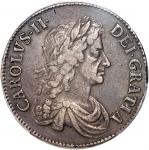 1671年英国克朗银币，币边带"VICESIMO TERTIO"字样，PCGS XF45，#42957245