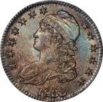 1833年戴帽半身像女神半美元银币 PCGS MS 66+ 1833 Capped Bust Half Dollar