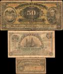 COLOMBIA. Lot of (3). Republica de Colombia. Mixed Denominations, 1893 to 1910. P-Various. Very Good