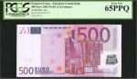 EUROPEAN UNION. European Central Bank. 500 Euro, 2002. P-14x. Germany. PCGS Currency Gem New 65 PPQ.