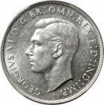 AUSTRALIA. Crown, 1938-(M). Melbourne Mint. George VI. PCGS MS-61.