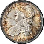 1824 Capped Bust Half Dollar. O-103. Rarity-1. 4 Over Various Dates. MS-61 (PCGS).