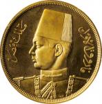 EGYPT. 500 Piastres, AH 1357//1938. London Mint. NGC PROOF-65.