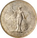 1899-B年英国贸易银元站洋一圆银币。孟买铸币厂。GREAT BRITAIN. Trade Dollar, 1899-B. Bombay Mint. NGC MS-63.