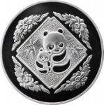 1985年香港钱币博览会银章（5 盎司）。熊猫系列。(t) CHINA. Hong Kong Coin Expo Silver Medal (5 Ounces), 1985. Panda Series