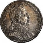 ITALY. Papal States. Piastra (Scudo of 80 Bolognini), Year II (1692). Innocent XII (1691-1700). NGC 