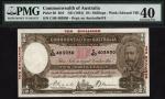 Commonwealth of Australia, 10 shillings, ND (1934), serial number C/60 403930, King George V in Scot