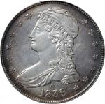 1839-O Capped Bust Half Dollar. Reeded Edge. HALF DOL. GR-1. Rarity-1. Repunched Mintmark. AU Detail