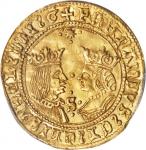 SPAIN. 2 Excelentes, ND (1476-16). Seville Mint. Ferdinand & Isabella (1474-1504). PCGS MS-62 Secure