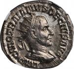 TRAJAN DECIUS, A.D. 249-251. AR Antoninianus (4.16 gms), Rome Mint, A.D. 250. NGC MS, Strike: 5/5 Su