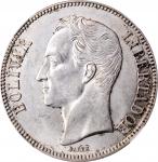 VENEZUELA. 5 Bolivares, 1921. Philadelphia Mint. NGC MS-63.
