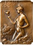 FRANCE. Archaeology Bronze Award Plaque, ND (ca. 1902). Paris Mint. PCGS SPECIMEN-65.