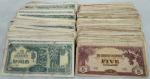 Malaya; “Japanese Occupation WWII” Lot of banknotes over 800 pcs., mixed condition, inspection recom