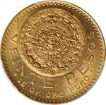 MEXICO. 20 Pesos, 1920/10. Mexico City Mint. PCGS MS-63.