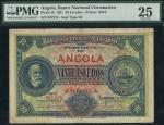Banco Nacional Ultramarino, Angola, 20 escudos, 1 January 1921, red 587273, blue, green and multicol